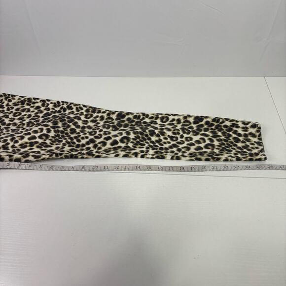Frame Ali High Rise Cigarette Leopard Print Jeans Size 28 KK0709 - Picture 9 of 9
